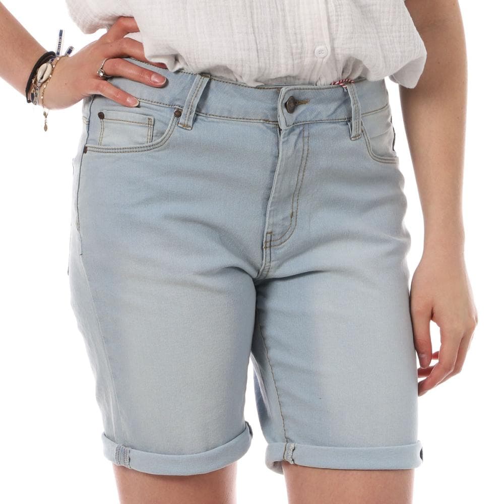 Bermudas en Jean Bleu Femme Lee Cooper Wopara 1