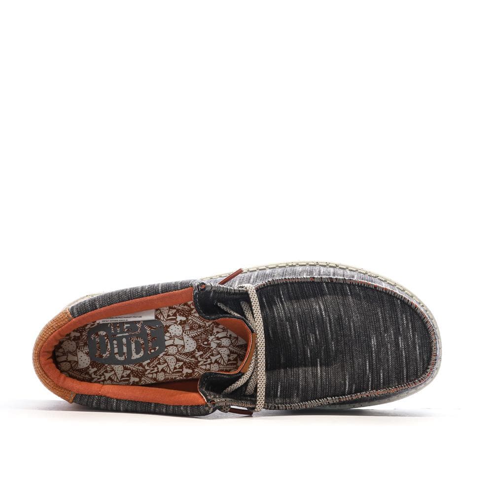 Chaussures Grises Chiné Homme Hey Dude Wally Jersey 4