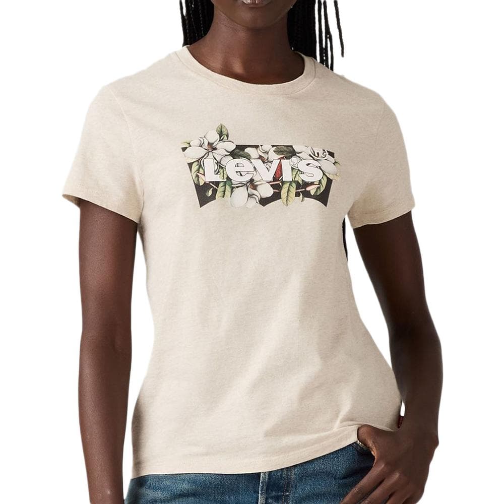 T-Shirt Beige Femme Levi's The Perfect 1