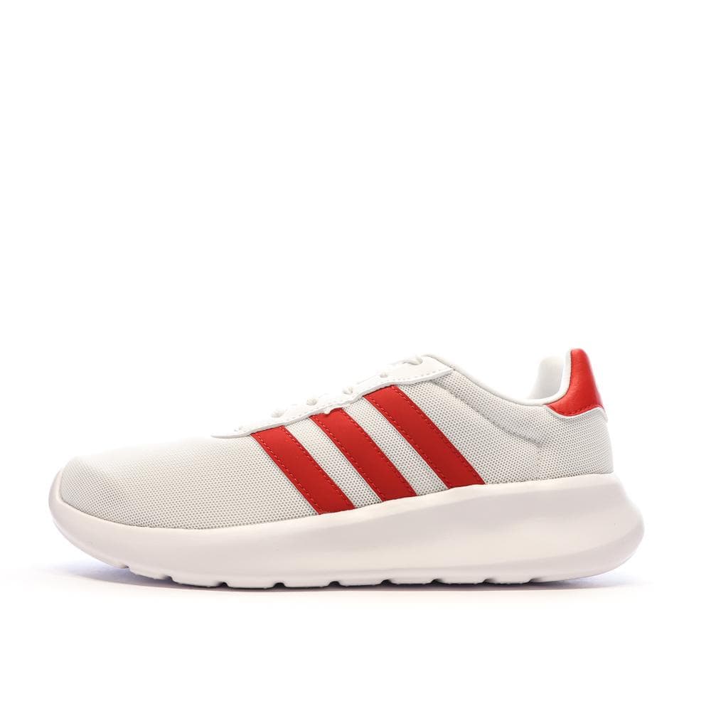 Baskets Blanches/Rouges Homme Adidas Lite Racer 3.0 1