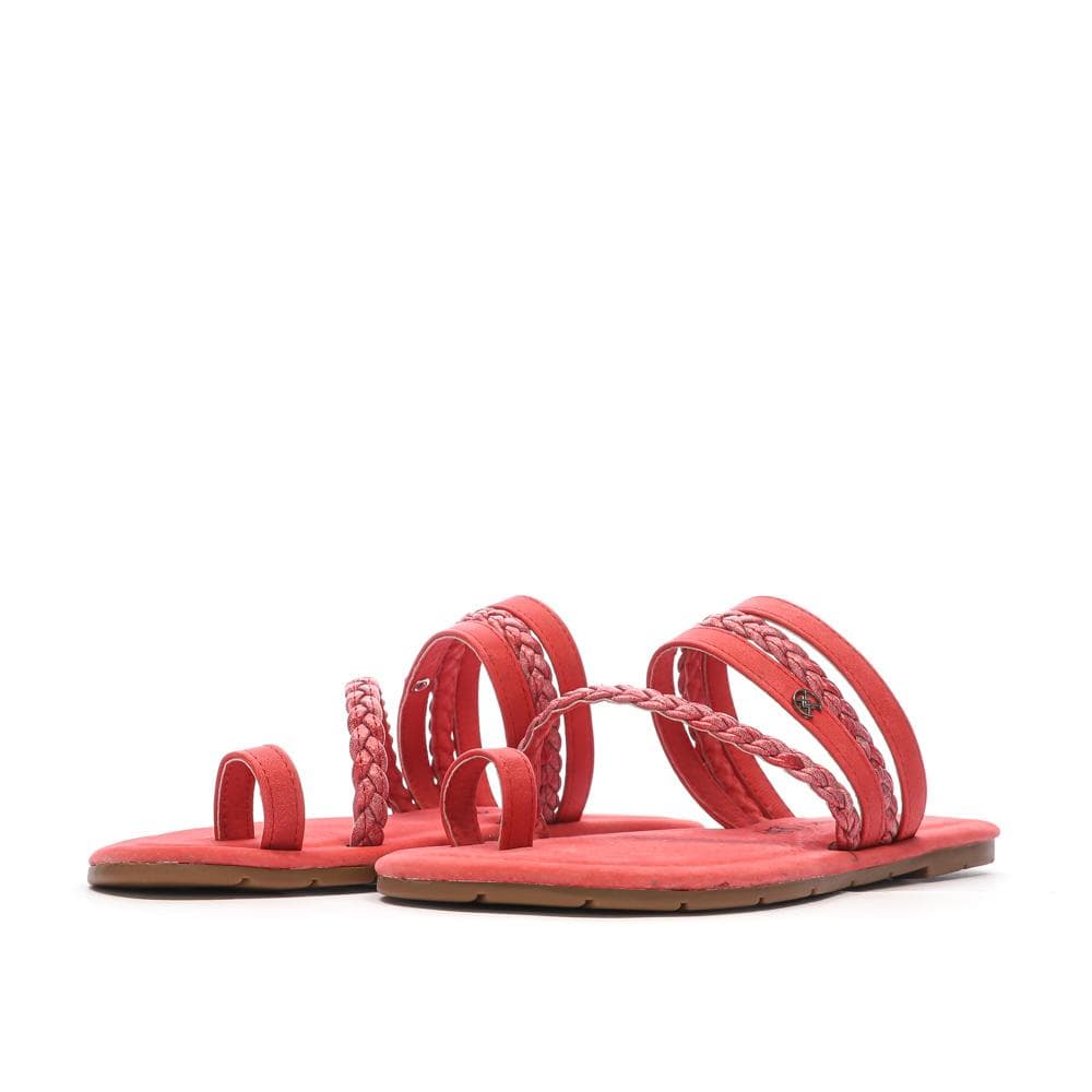 Sandales Rouge Femme Chattawak TIFA 6