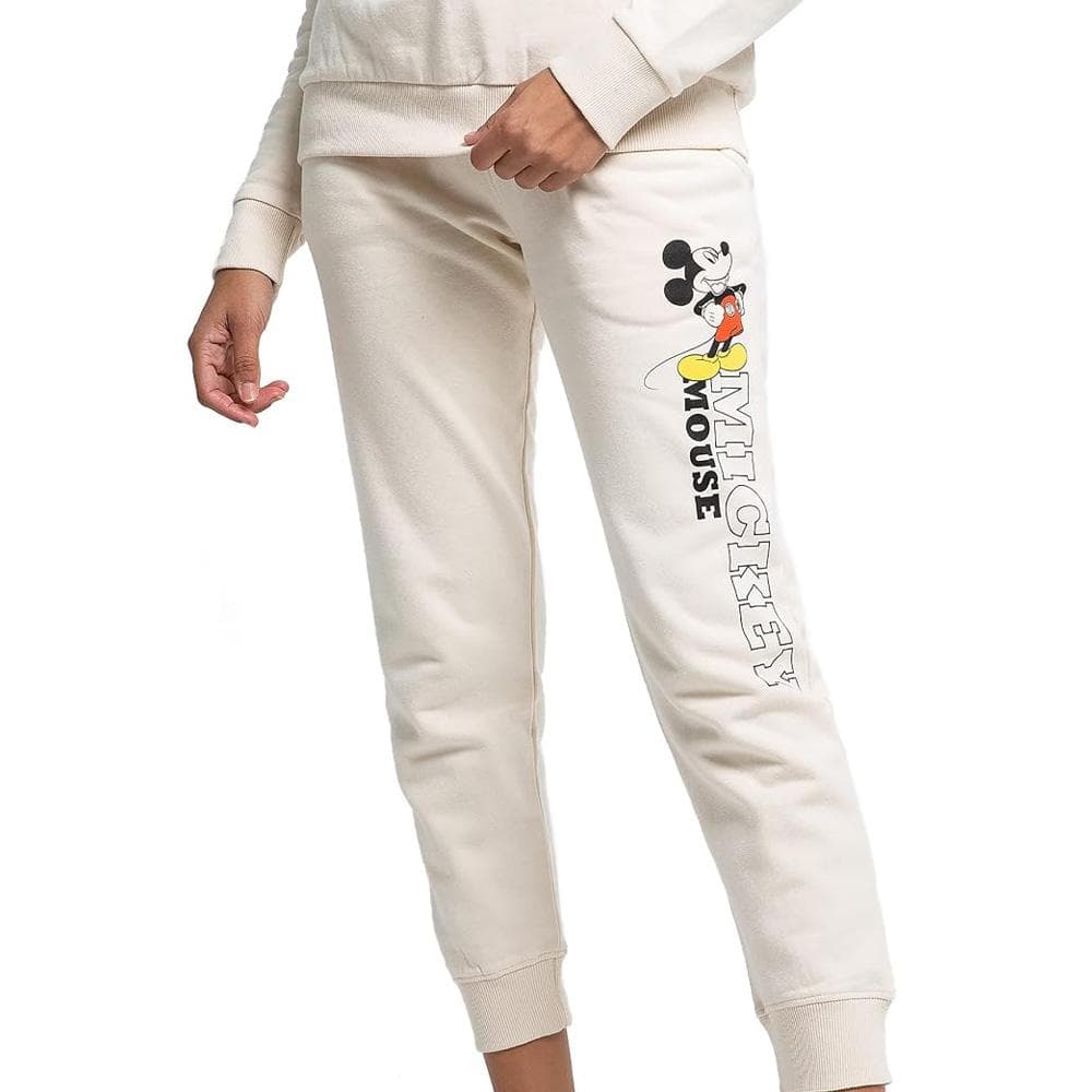 Jogging Beige Femme Disney Mouse Hello 1