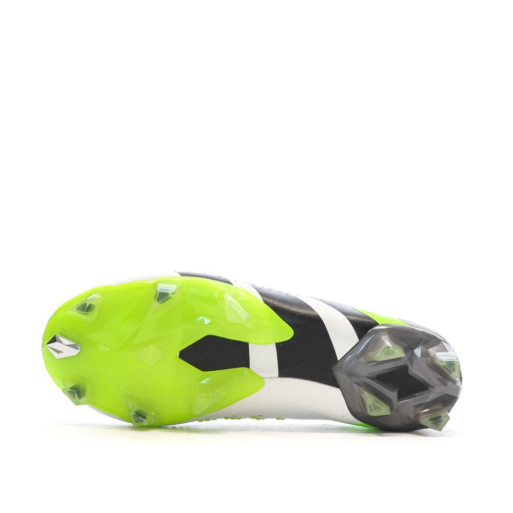 Chaussures de Foot Blanc/Gris/Vert Adidas Predator Accuracy.1 FG 5