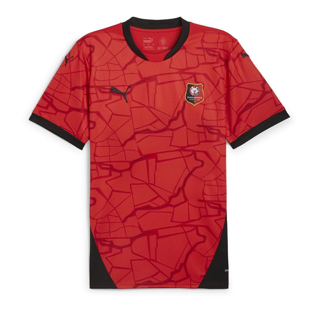 Stade Rennais Maillot Réplica Domicile Rouge Homme Puma 2024/2025 1
