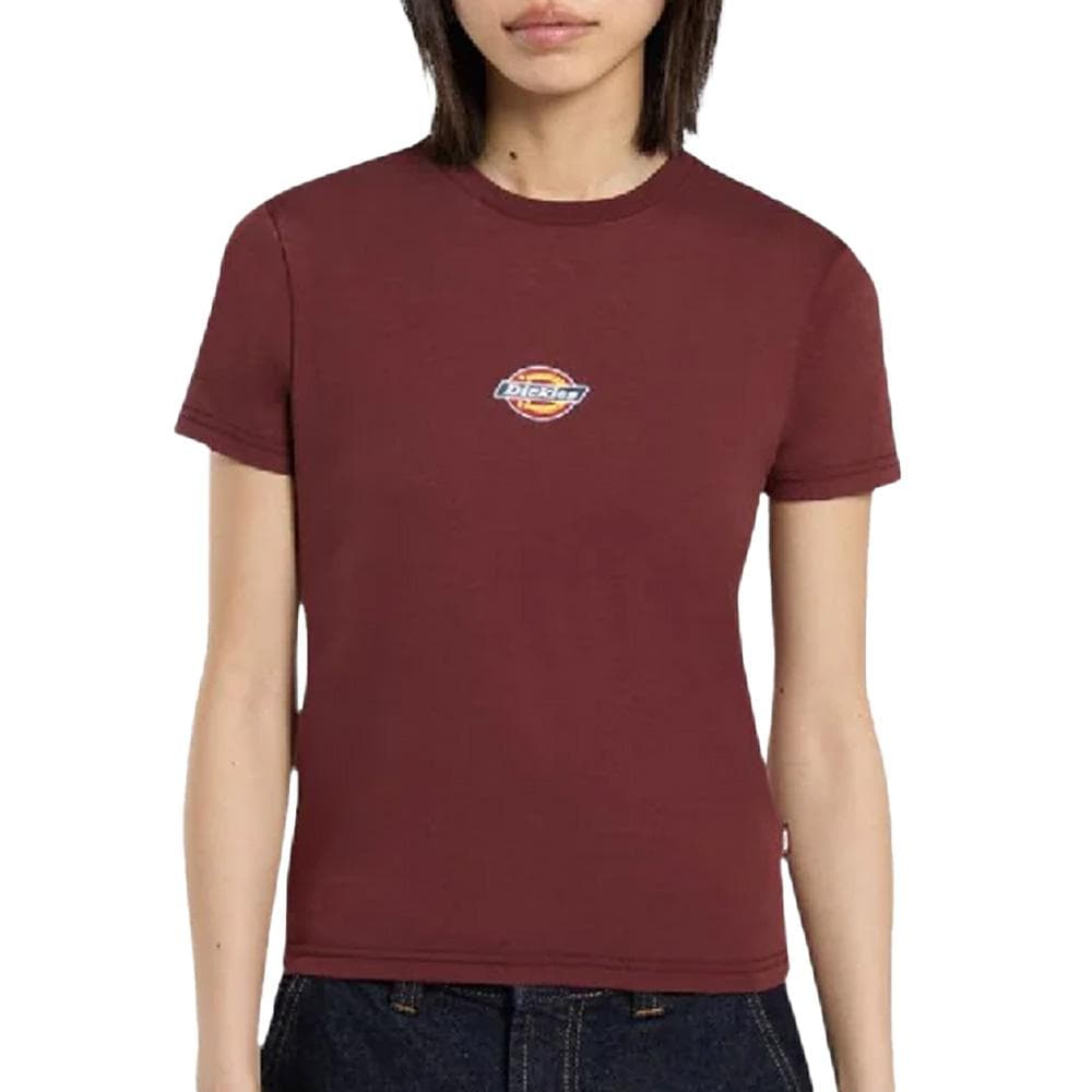 T-Shirt Rouge Femme Dickies Maple 1