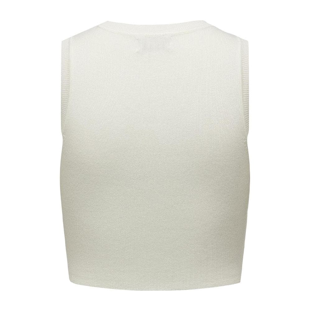 Crop Top Écru Femme Jdy Cirkeline 2