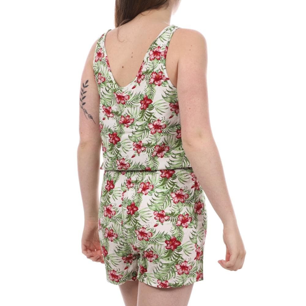 Combishort Blanche/Verte Femme Vero Moda Easy 2