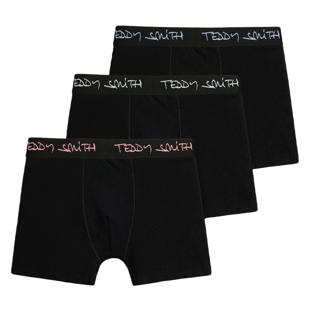 Lot de 3 Boxers Noirs Homme Teddy Smith Boxer 1TS/52/7 1