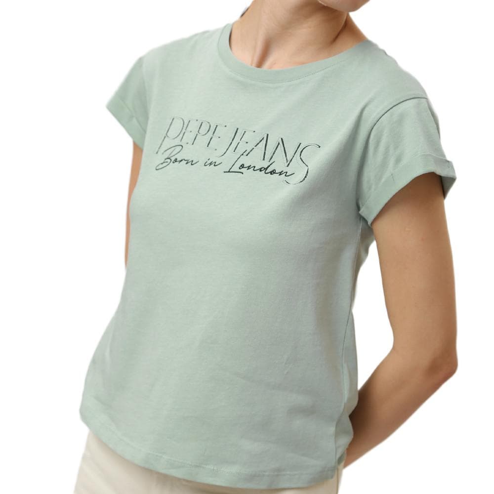 T-shirt Vert Femme Pepe jeans Hannon 1