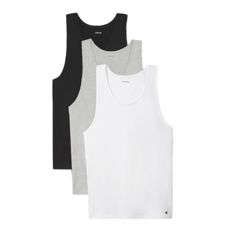 X3 Débardeurs Noir/Blanc/Gris Homme Calvin Klein Jeans Tank 1