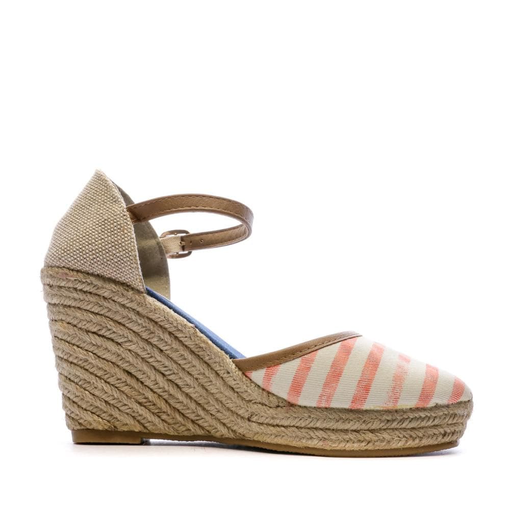 Sandales à talon Orange Rayures Femme Beppi Casual Wedge 2