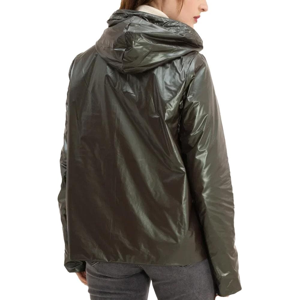 Veste Imperméable Kaki Femme Laura Jo Mi-saison Court 2