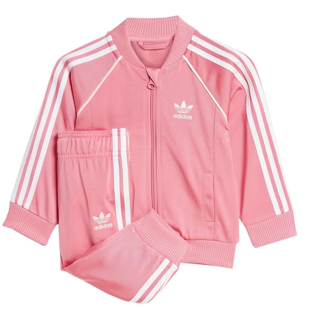 Survêtement Rose Fille Adidas Tracksuit 1