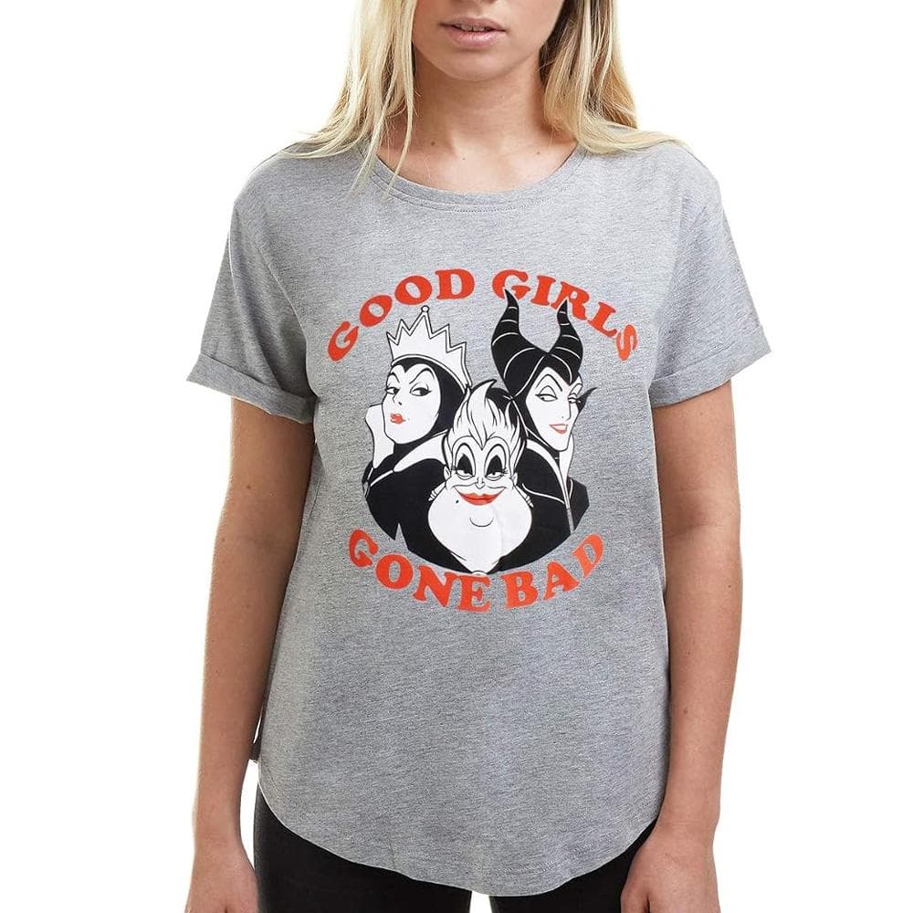 T-Shirt Gris Femme Disney Goodgirls Gone Bad 1