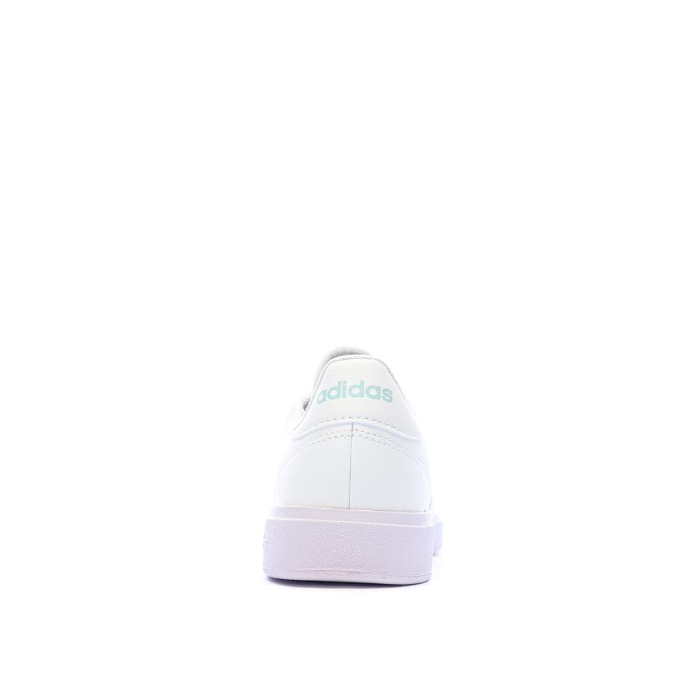 Baskets Blanches/Turquoises Femme Adidas Grand Court Base 2.0 3