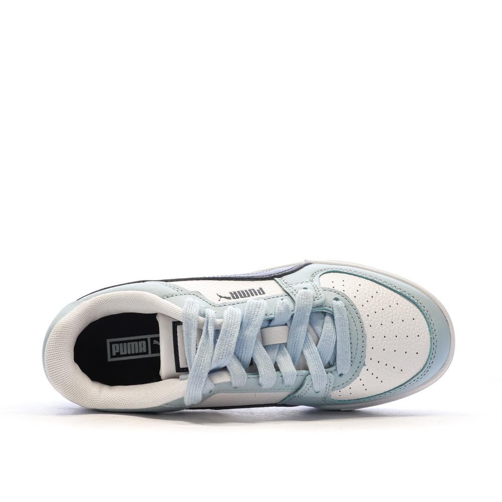 Baskets Blanches/Bleu Homme Puma Pro Classic 4