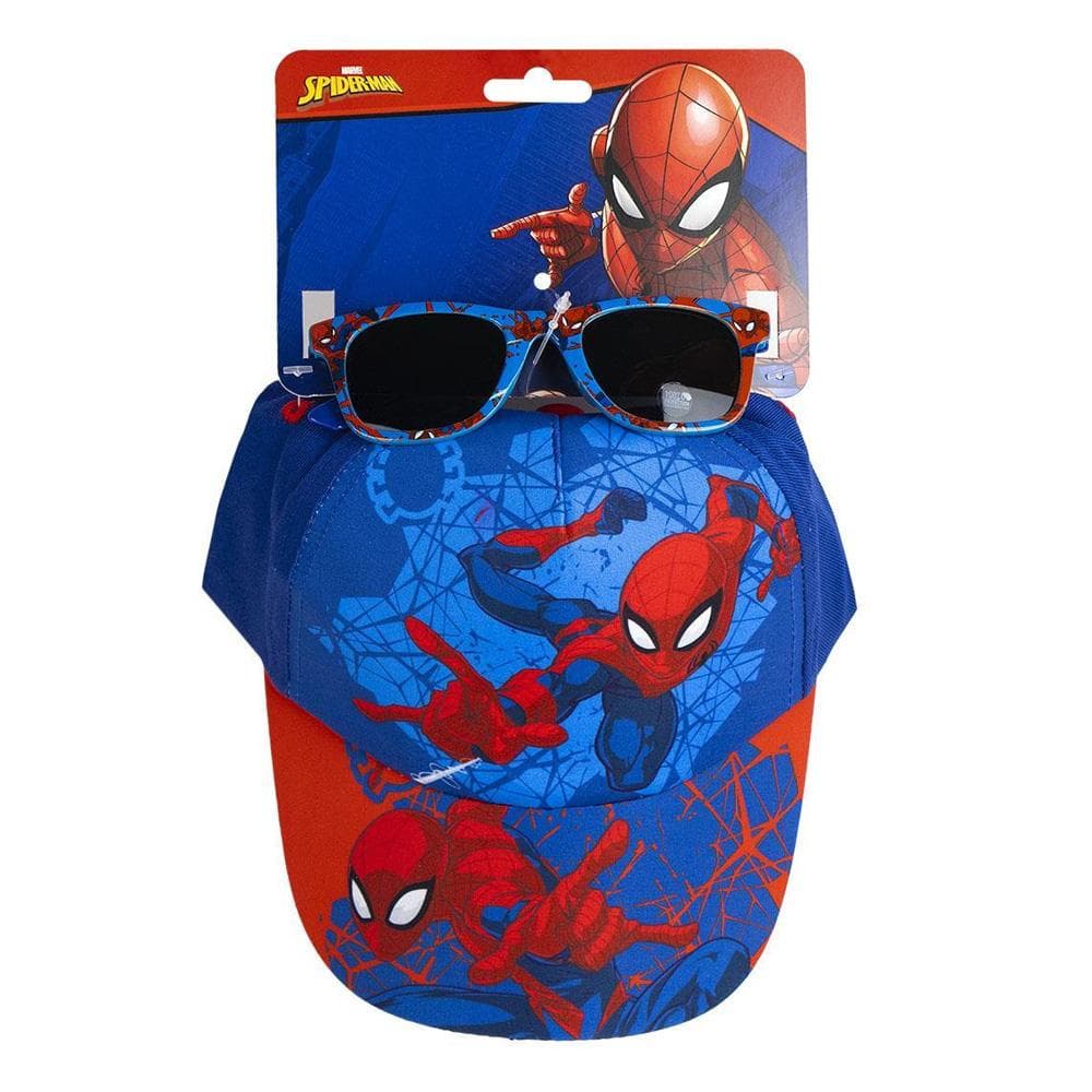 Kit Casquette + Lunette de Soleil Bleu/Rouge Enfant Sport Zone Spiderman 1