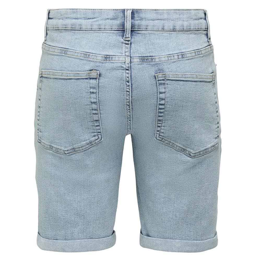 Short Bleu Homme Only & Sons Ply Lbd 4