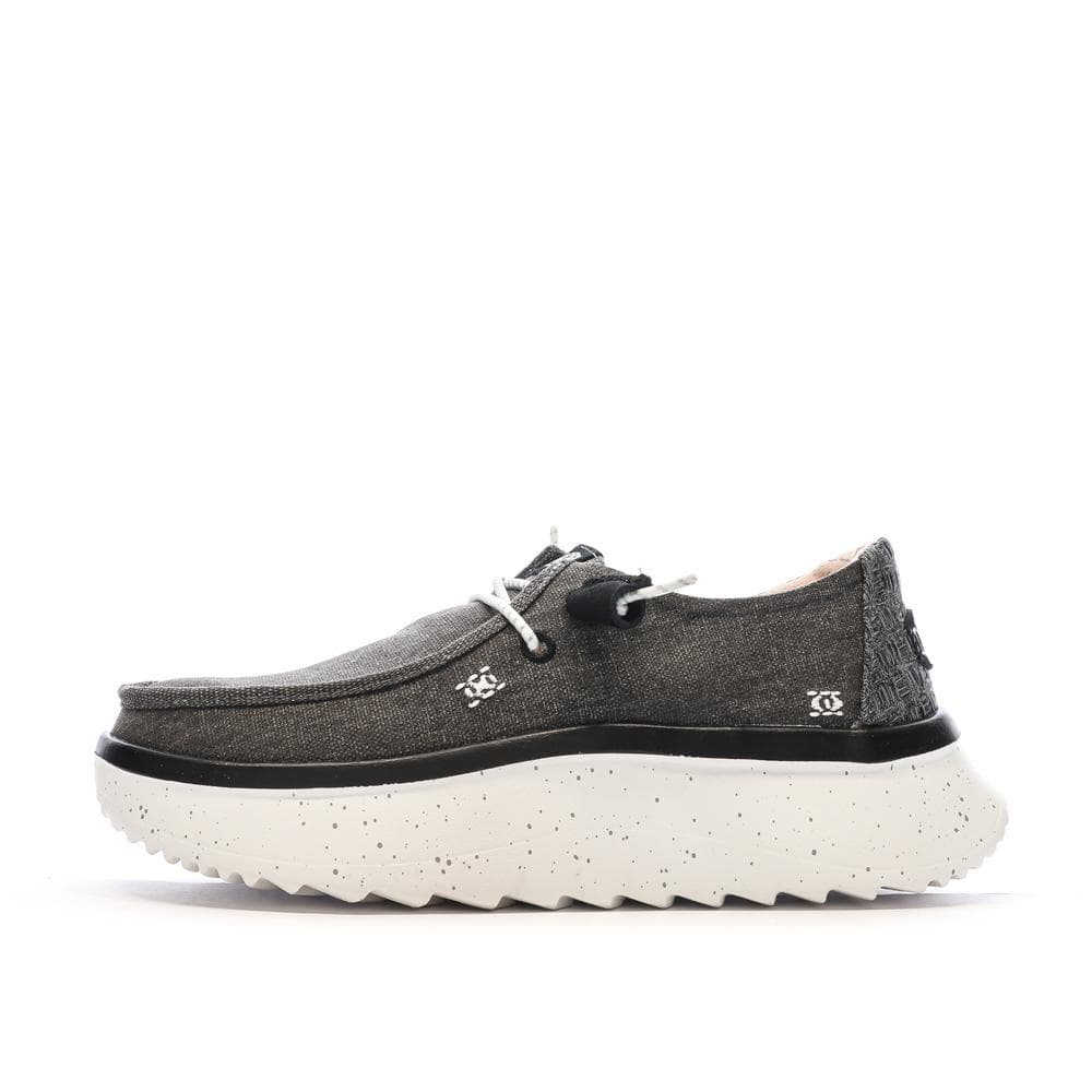 Chaussures Gris Moyen Femme Hey Dude Wally Sport Mesh 1