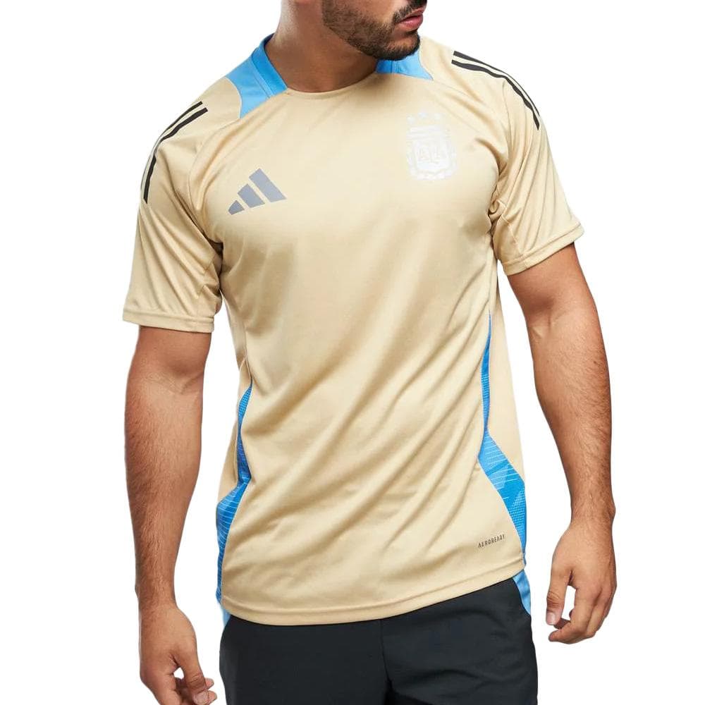 Argentine Maillot Training Doré Homme Adidas 2024 1
