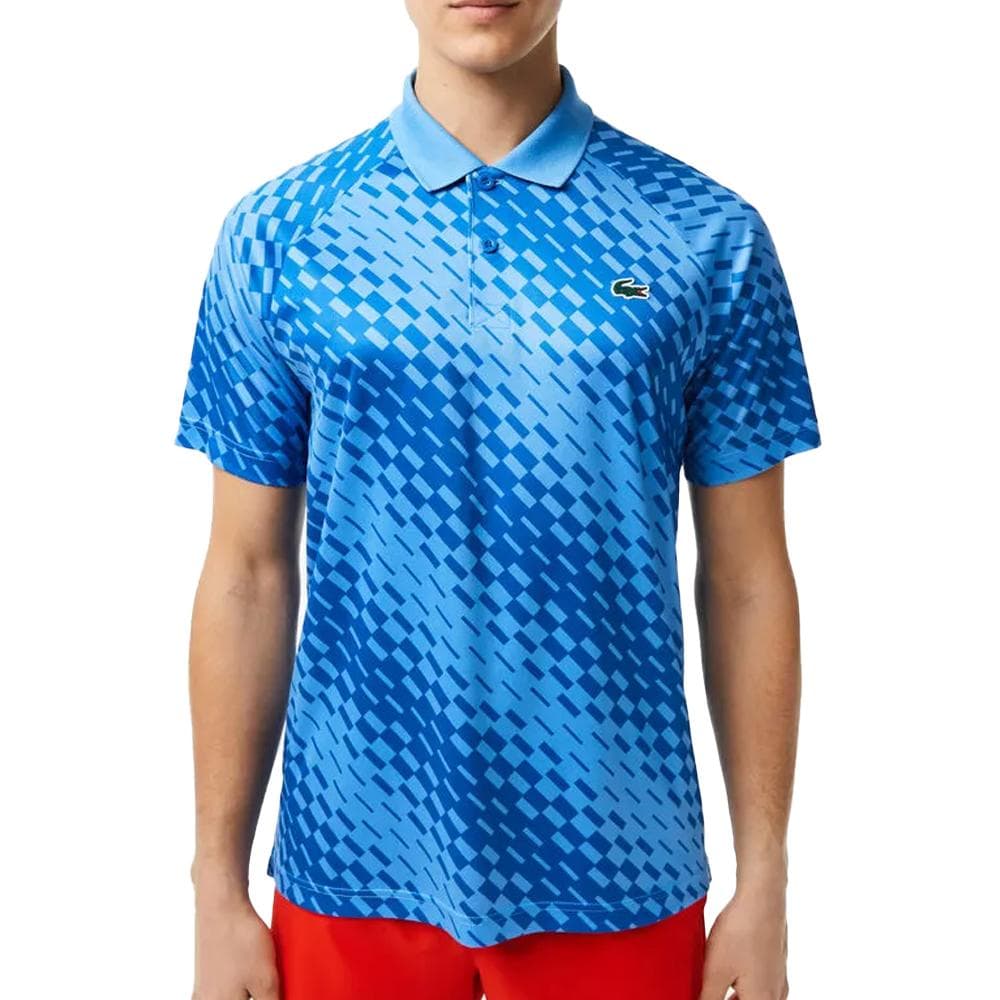 Polo Bleu Homme Lacoste DH5174 1