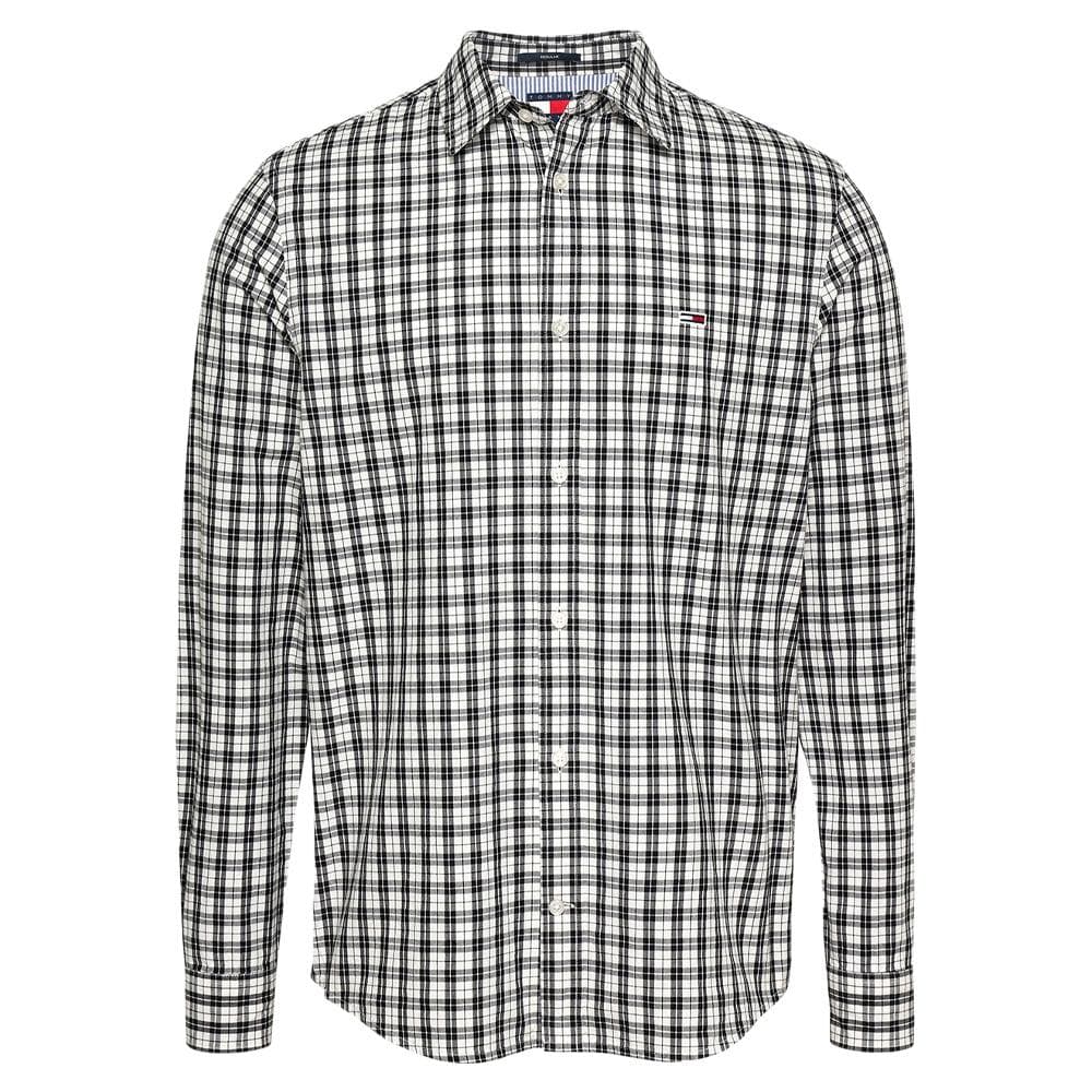 Chemise Noir/Blanc à Carreaux Homme Tommy Hilfiger Night 1
