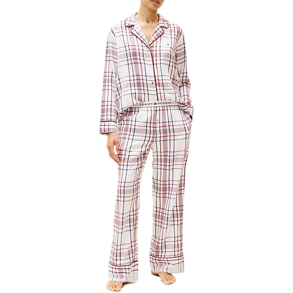 Pyjama Blanc/Marine/Rouge Femme Tommy Hilfiger Heritage Oly 1