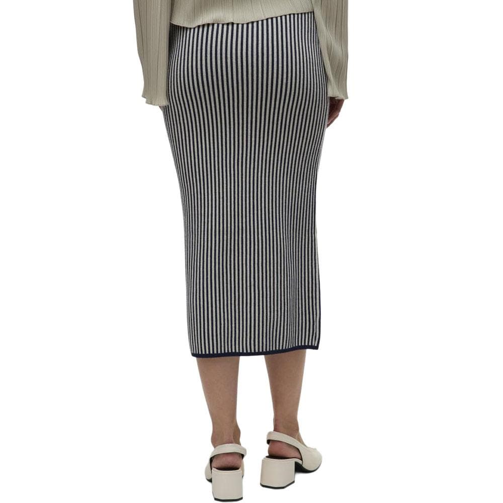 Jupe Marine à Rayures Femme Vero Moda Gold Pinstripe 2
