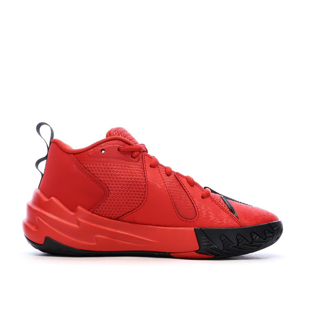 Chaussures de Basketball Rouge/Jaune Mixte Puma Scoot Zeros Retro 2