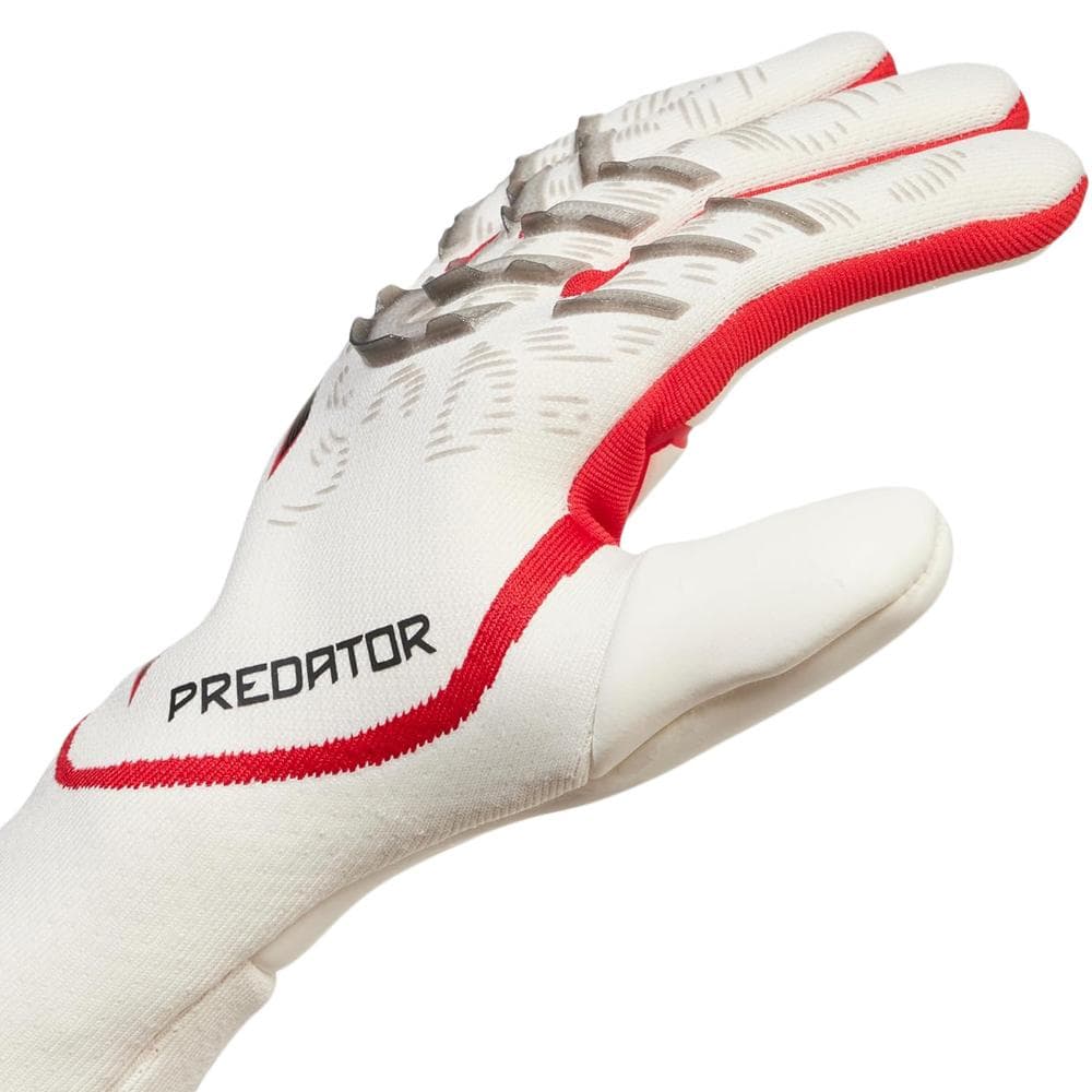 Gants de Gardien Blanc/Rouge Adidas Predator Gl Pro 2