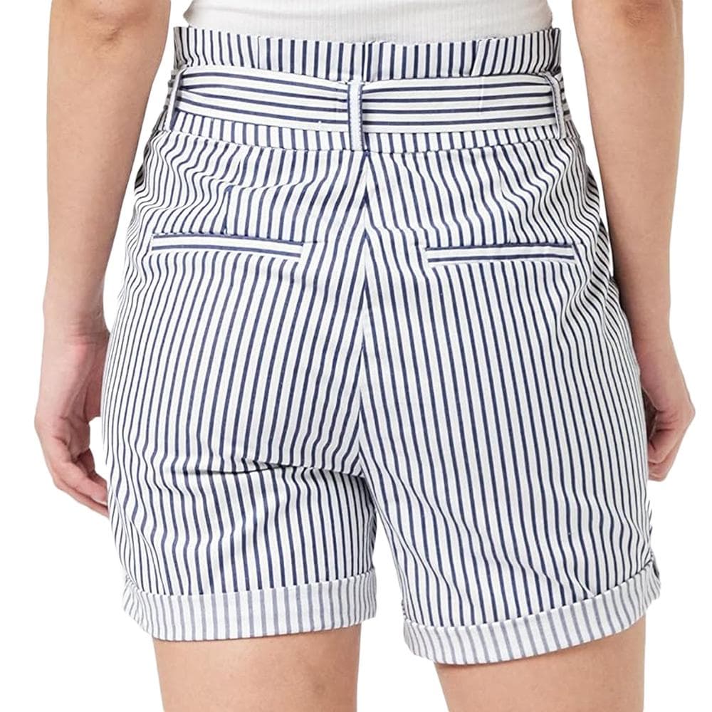 Short Blanc/Marine Femme Vero Moda Eva 2