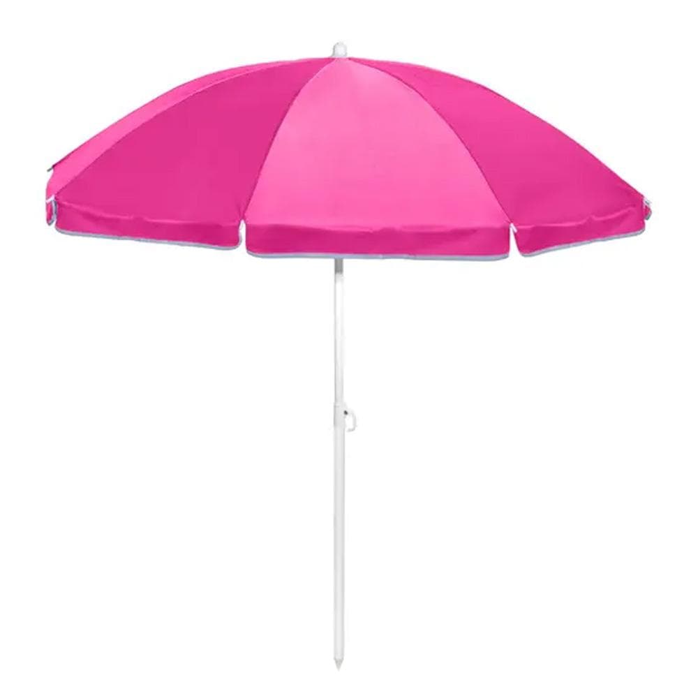 Parasol de plage Turquoise/Rose/Bleu 140cm 1
