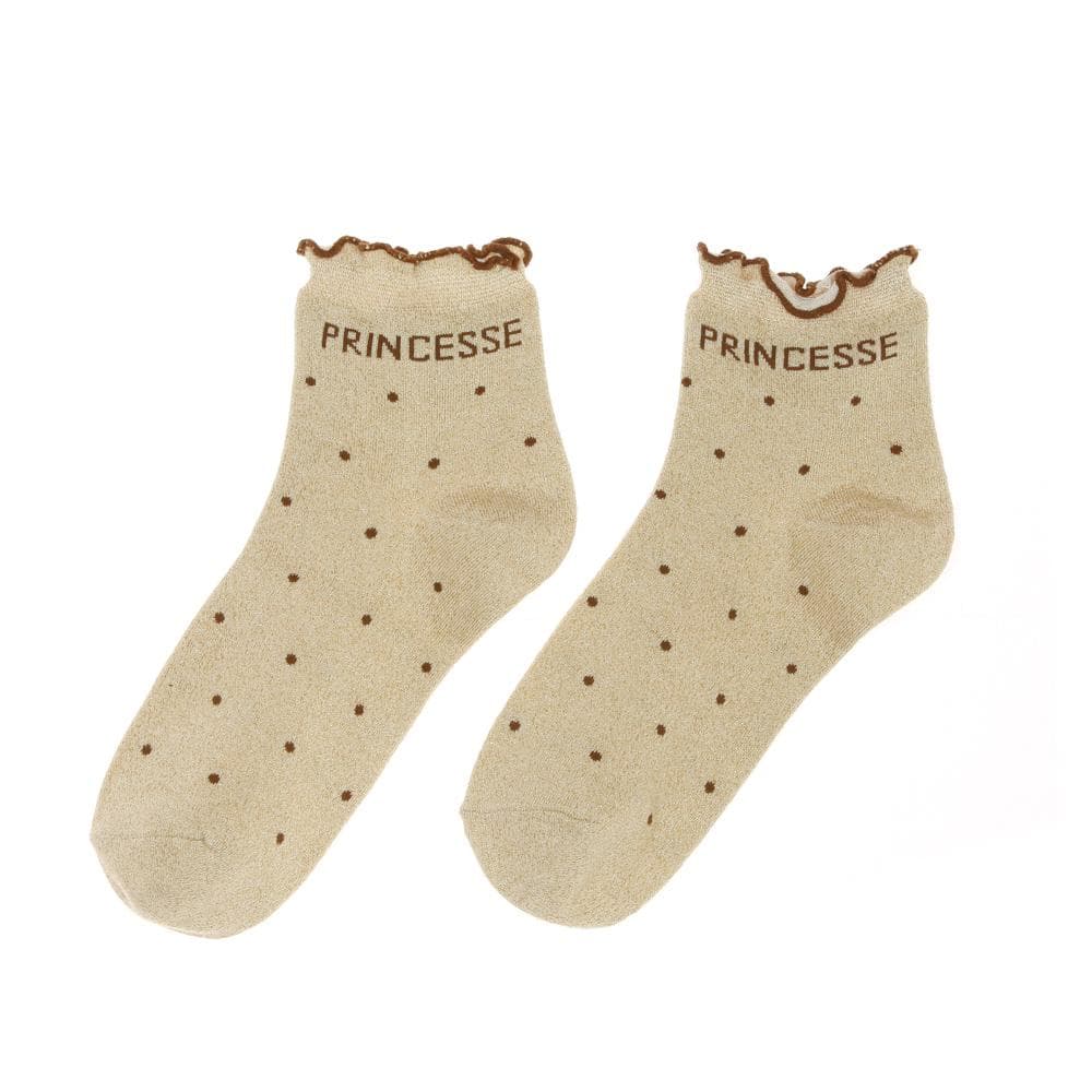 Chaussettes Beige/Marron Femme Stella Green Princesse 1