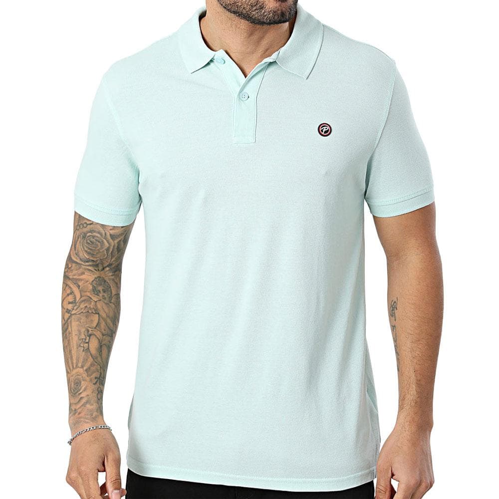 Polo Vert d'eau Homme Petrol Industries 9999 1