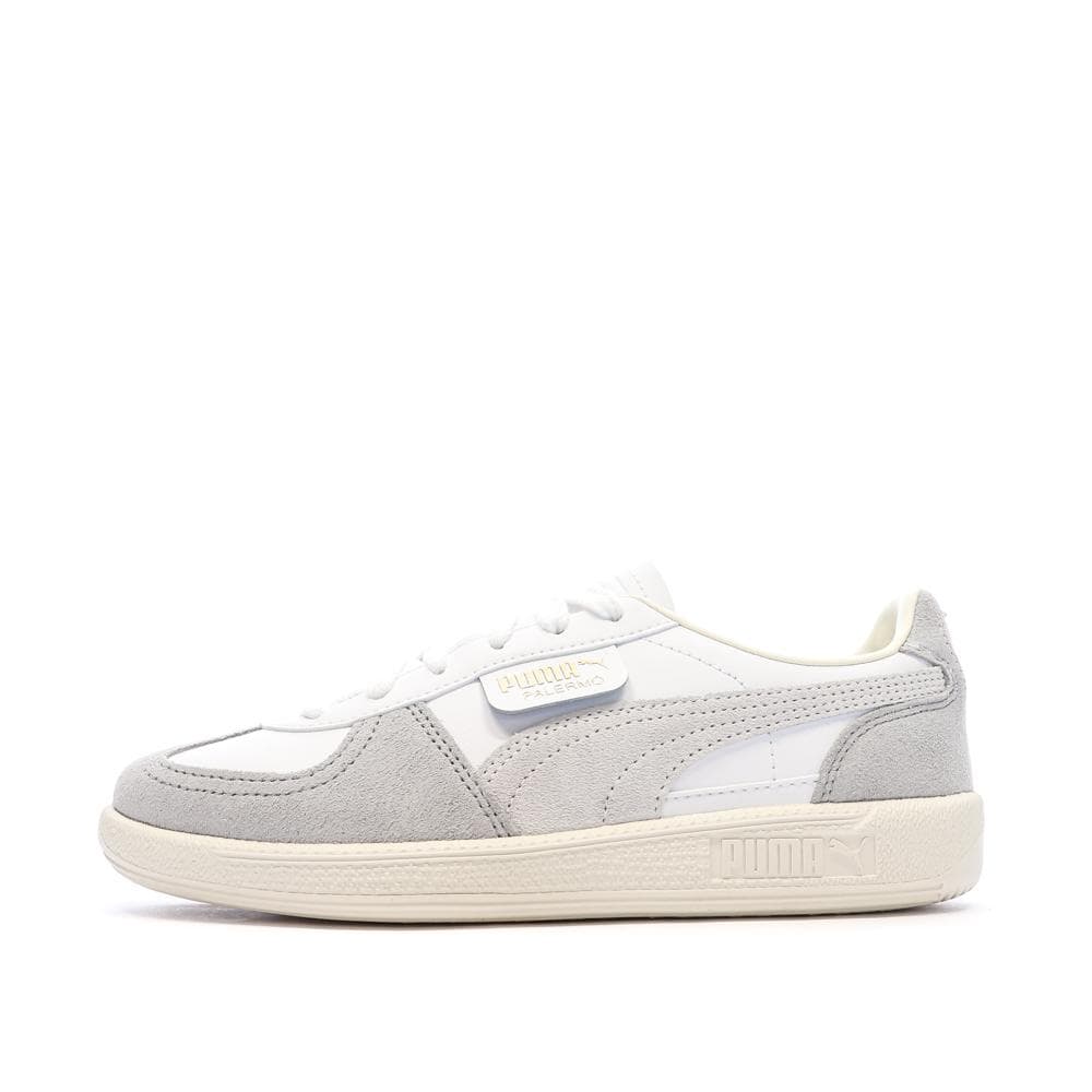 Baskets Blanche/Grise Fille Puma Palermo Moda Vintage 1