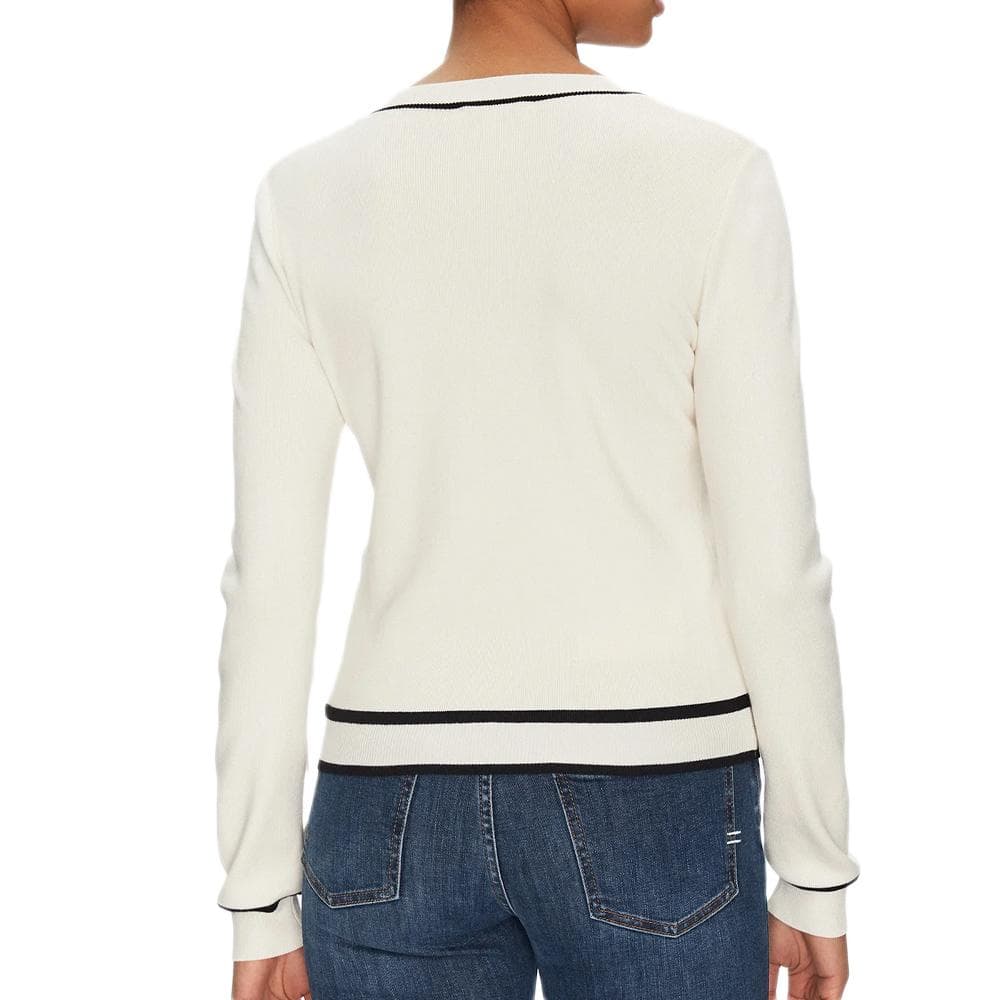 Pull Écru Femme Morgan Bicolore 2