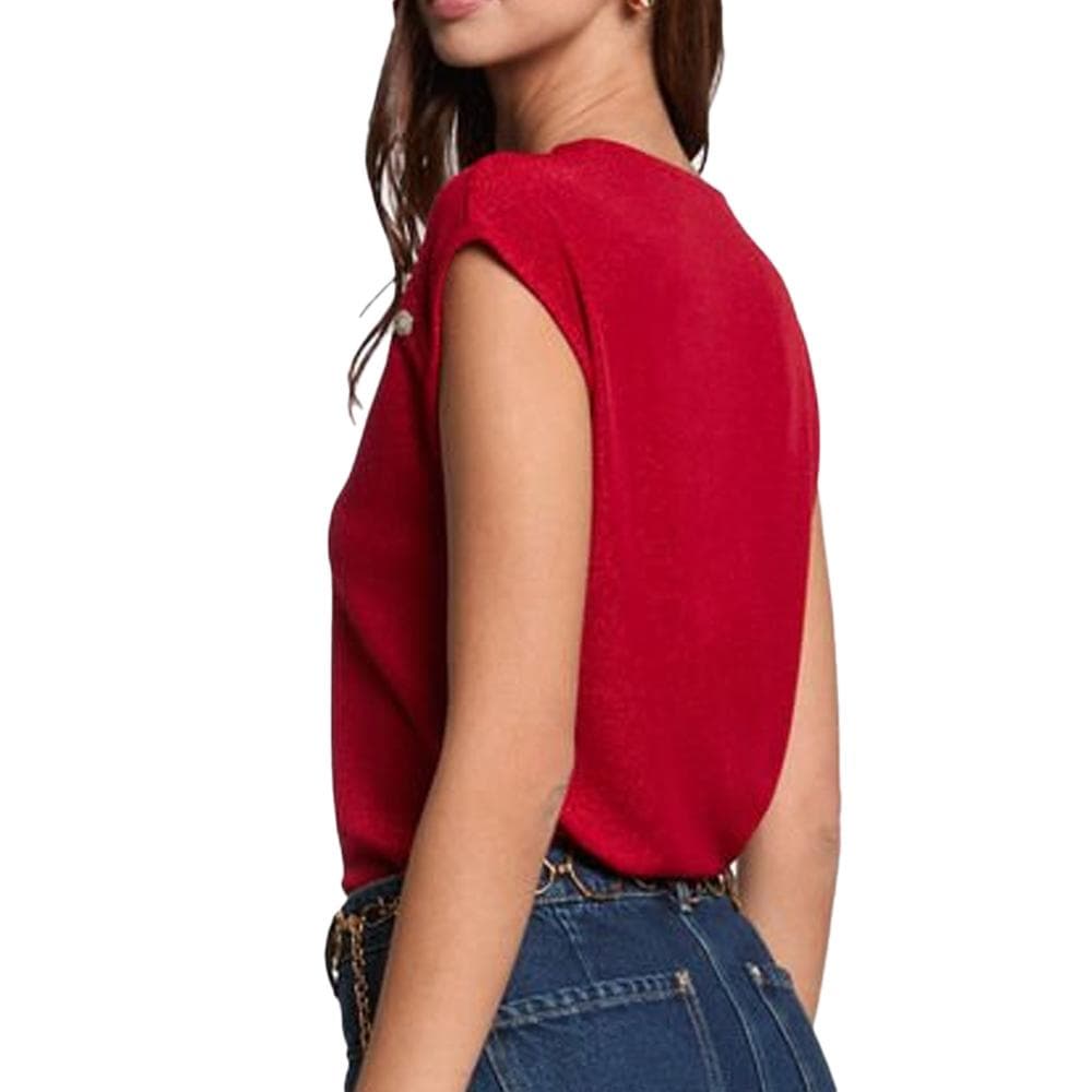 T-Shirt Rouge Femme Morgan DILI 2