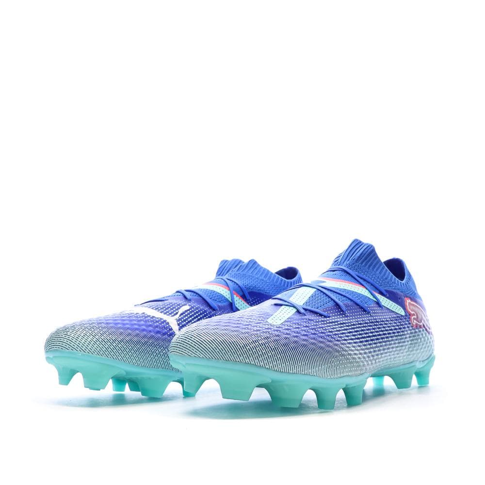 Chaussures de Foot Bleues Homme Puma Future 7 Pro FG/AG 6