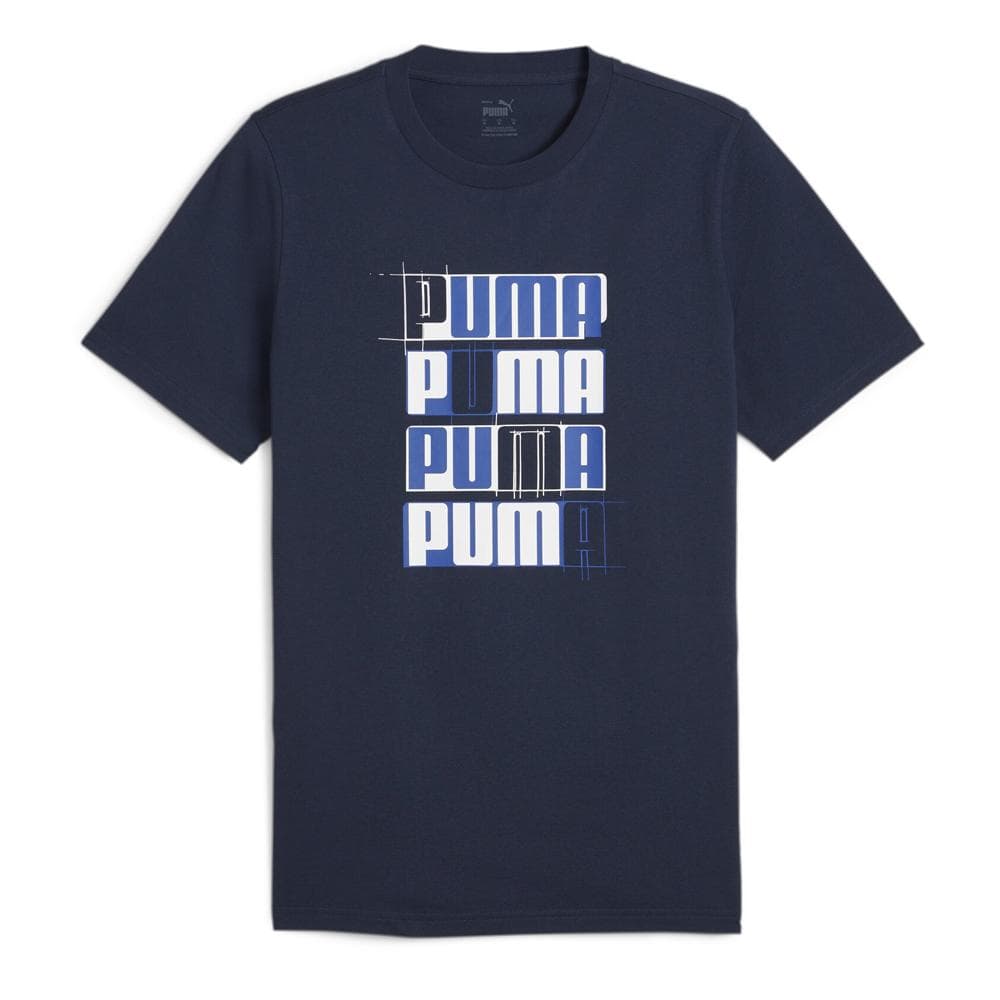 T-shirt Marine Homme Puma Ess+ Logo 1