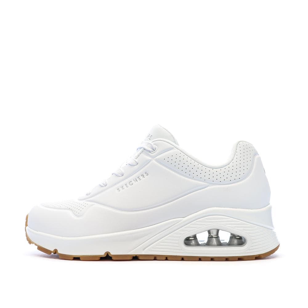 Baskets Blanches Femme Skechers Uno Stand On Air 1
