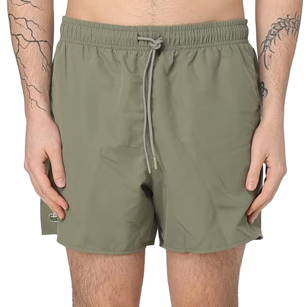 Short de bain Kaki Clair Homme Lacoste Lengths 1