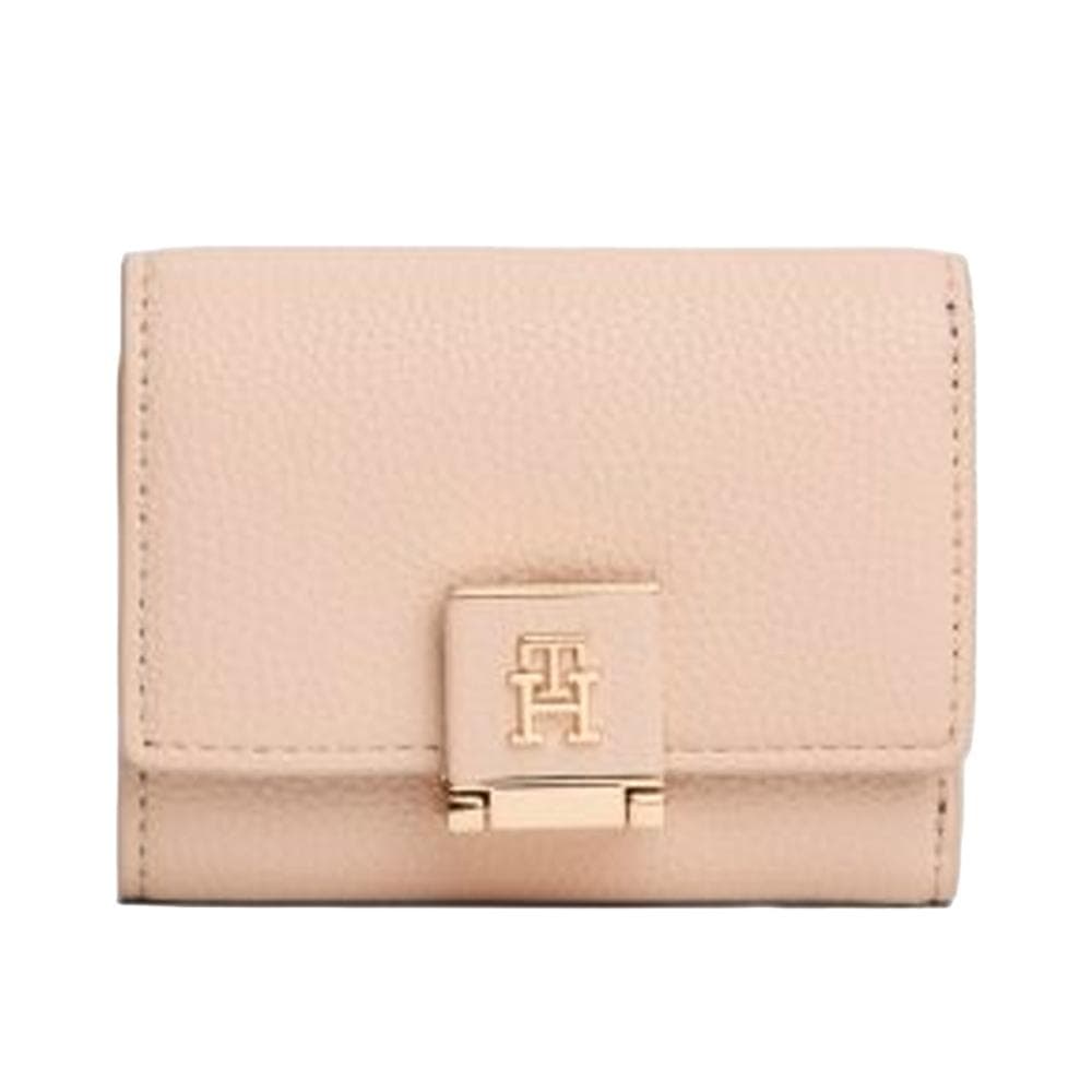 Portefeuille Rose Pastel Femme Tommy Hilfiger Trifold 1
