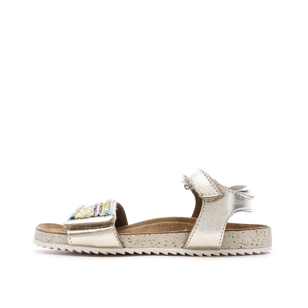 Sandales Doré et Perles Fille Mod8 Mo Charlene 1