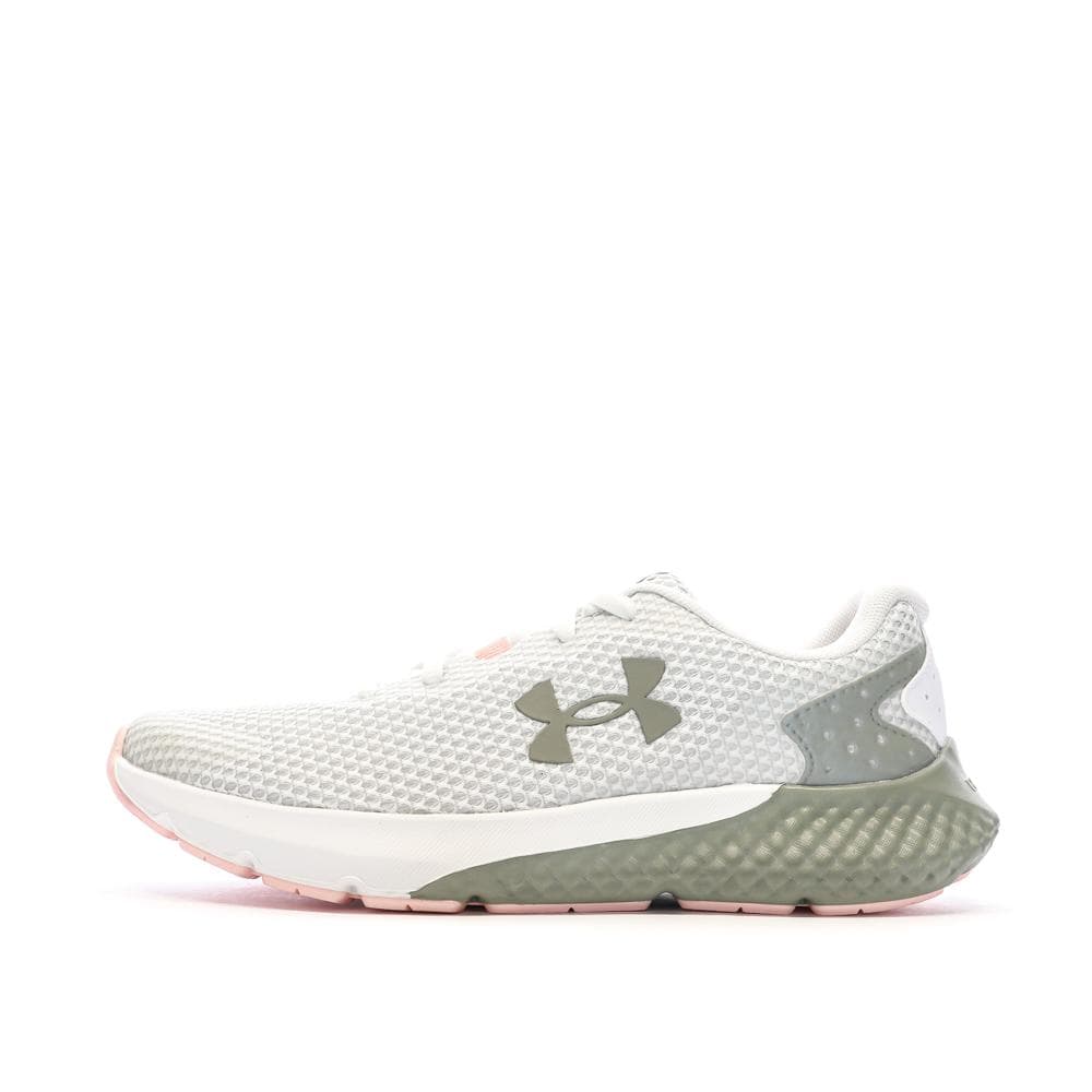 Chaussures de Running Blanc/Gris/Rose Femme Under Armour Charged Rogue 3 1
