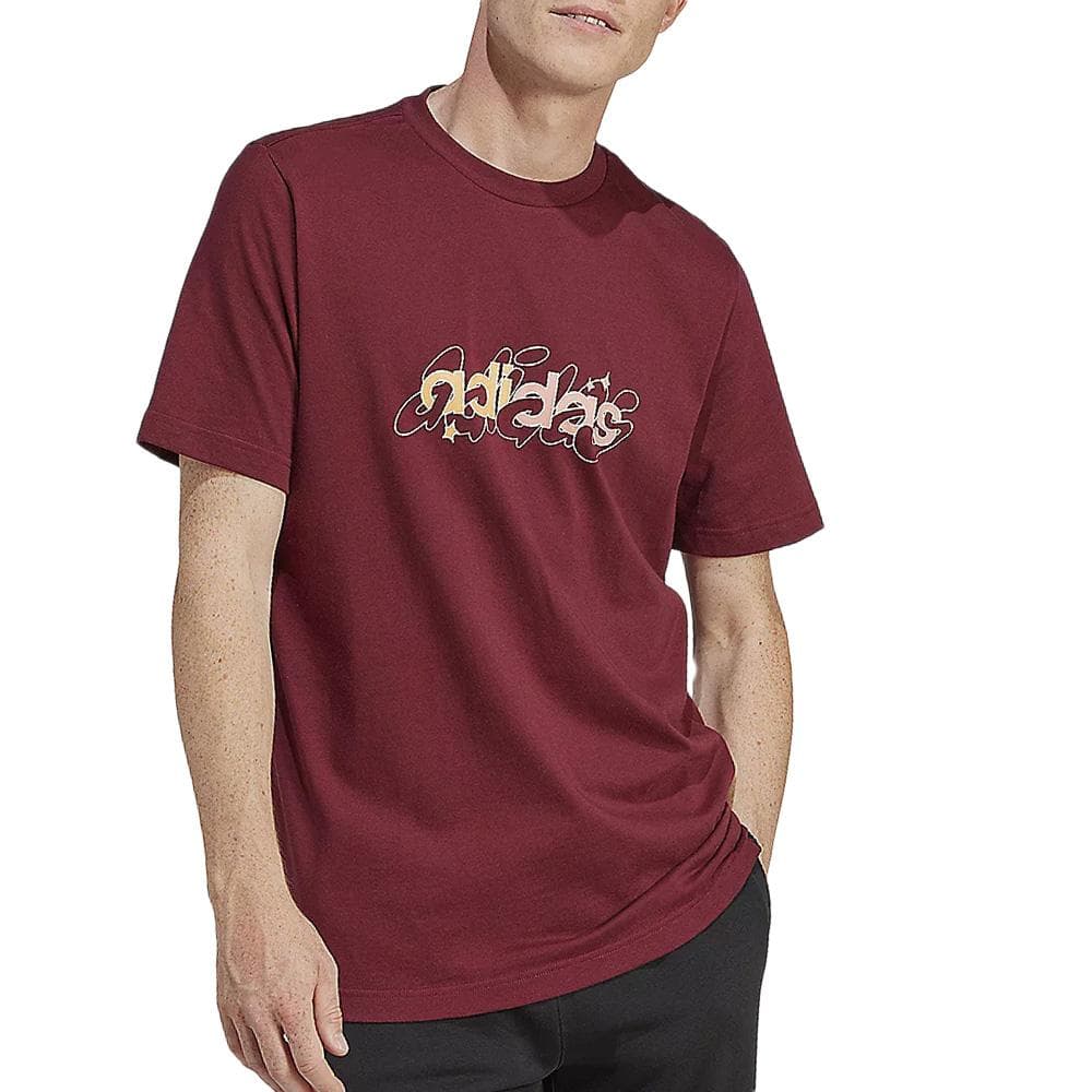 T-Shirt Rouge Homme Adidas IM8317 1
