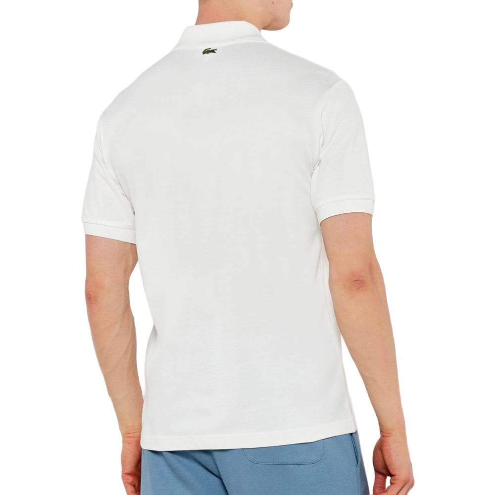 Polo Blanc Cassé Homme Lacoste L1212 Printed 2