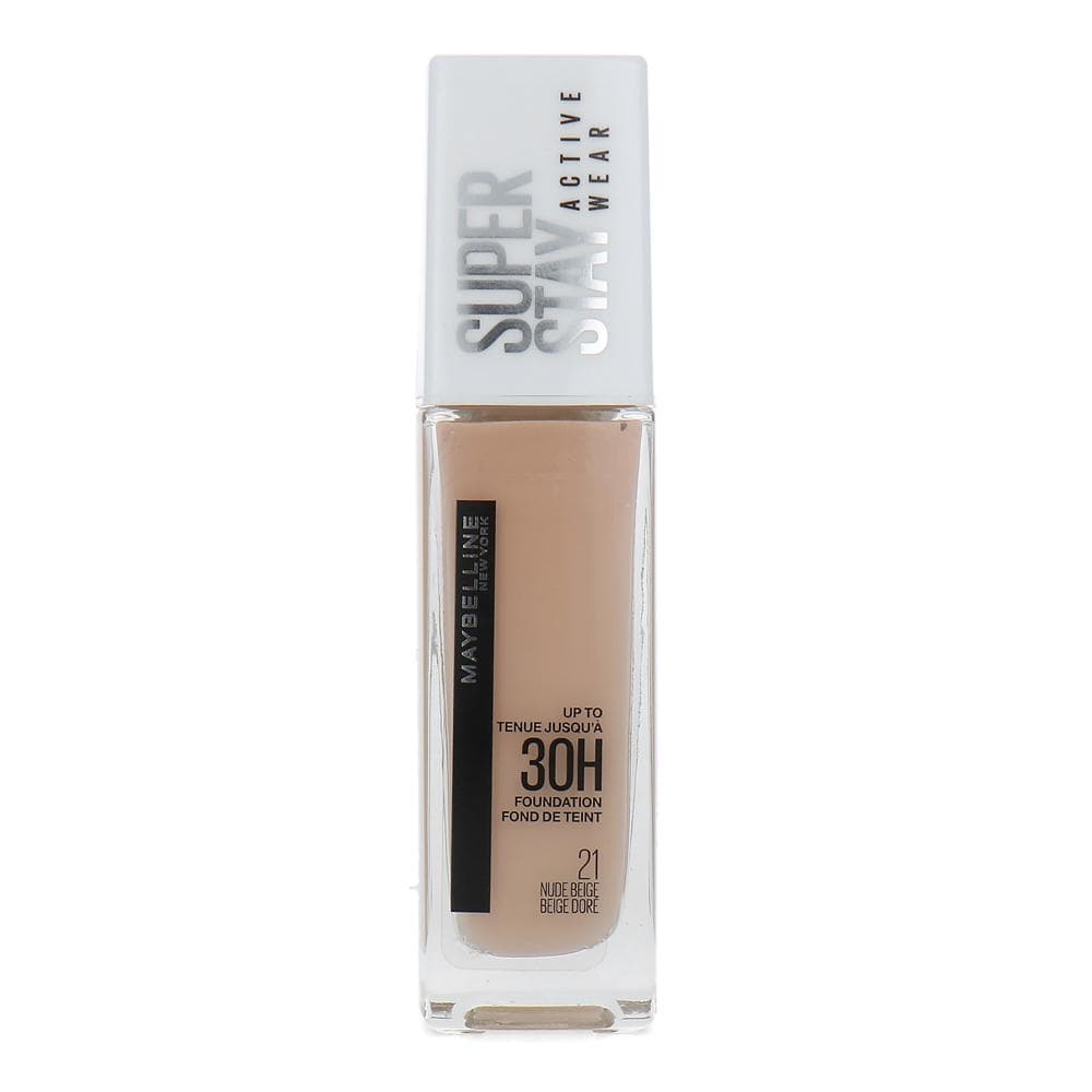 Fond de teint Gemey Maybellin New York SuperStay Active Wear 30H 021 Beige Dore 1