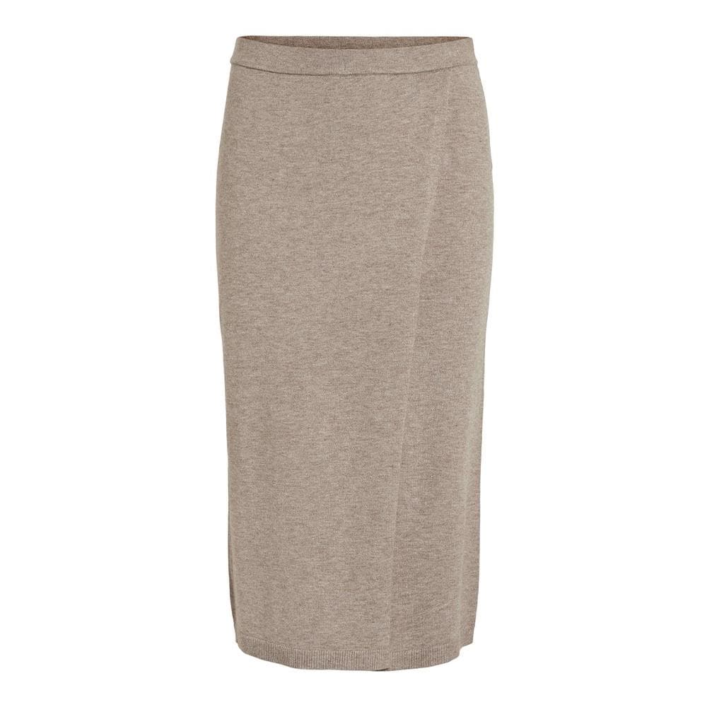 Jupe Portefeuille Beige Femme Vila Plain 1