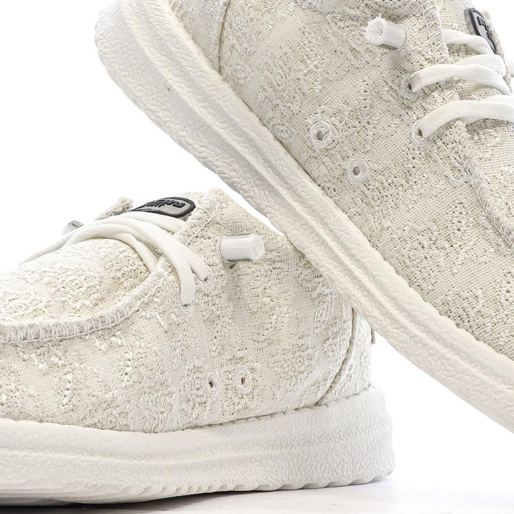 Chaussures Blanche Femme Fusion Flower 7