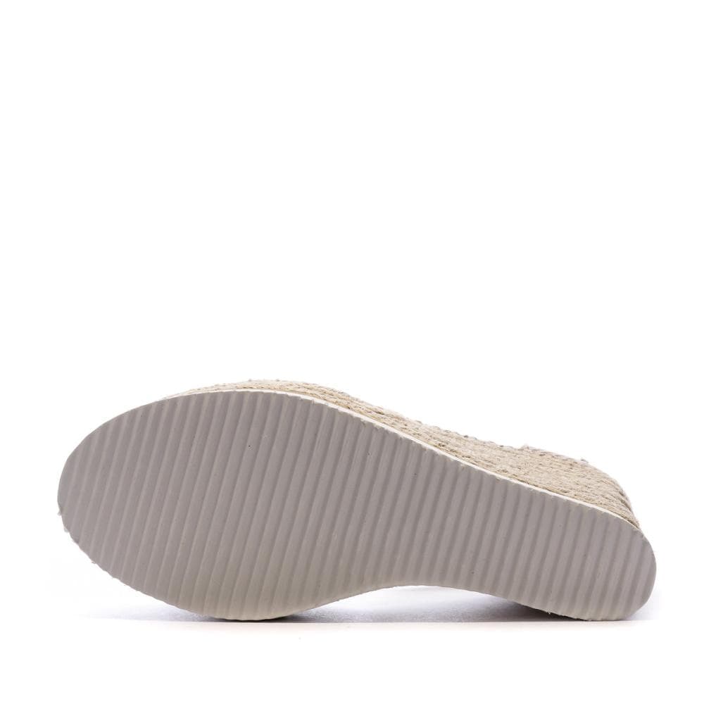 Sandales Compensées Beige Femme Beppi 5